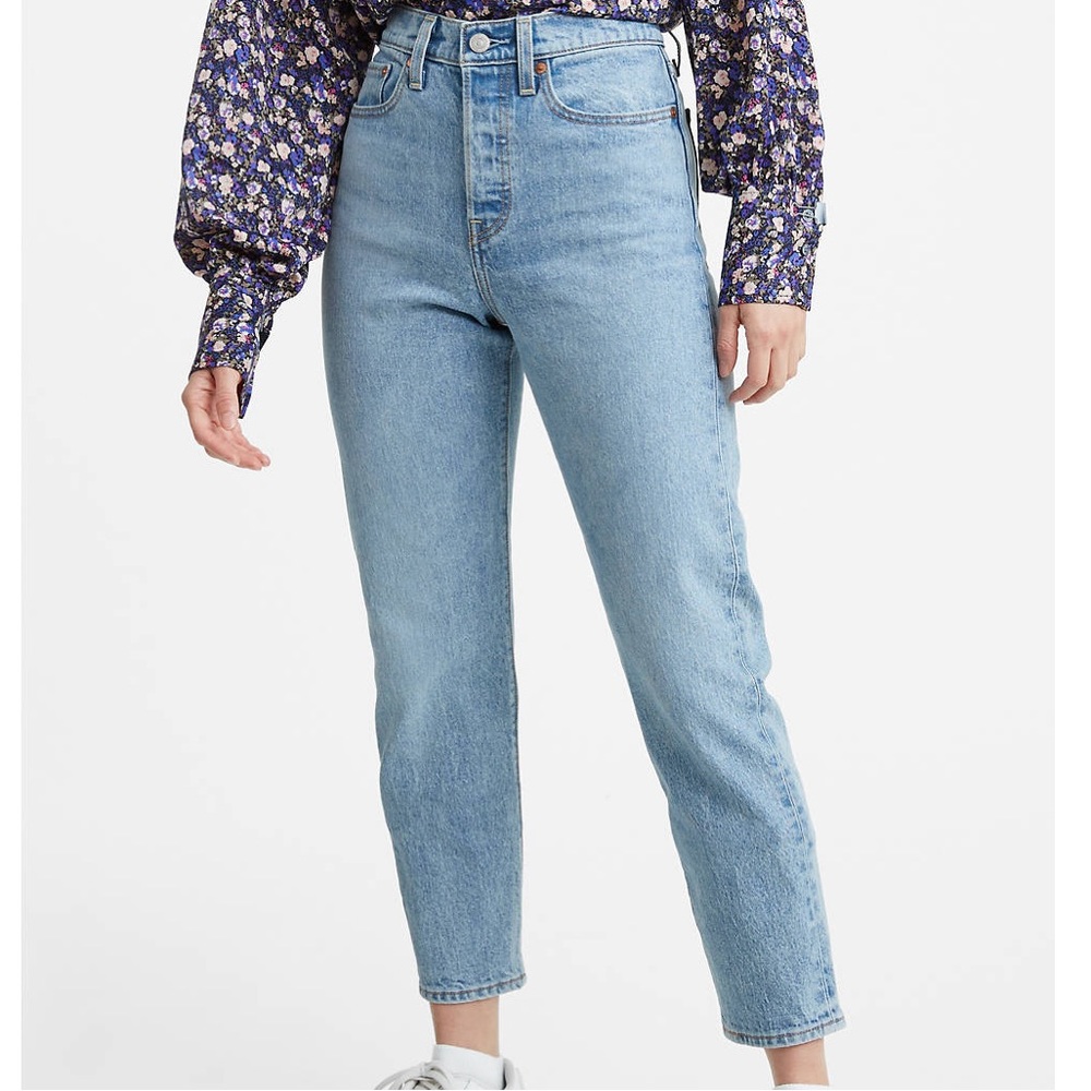 Levi’s wedge ankle jeans